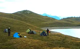 Week-end bivouac en montagne